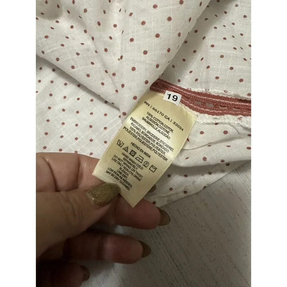 Anthropologie approximate measurements